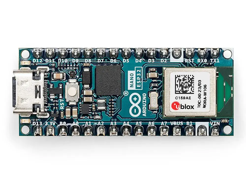 Dev.kit: Arduino Nano; NORA-W106-10B; prototype