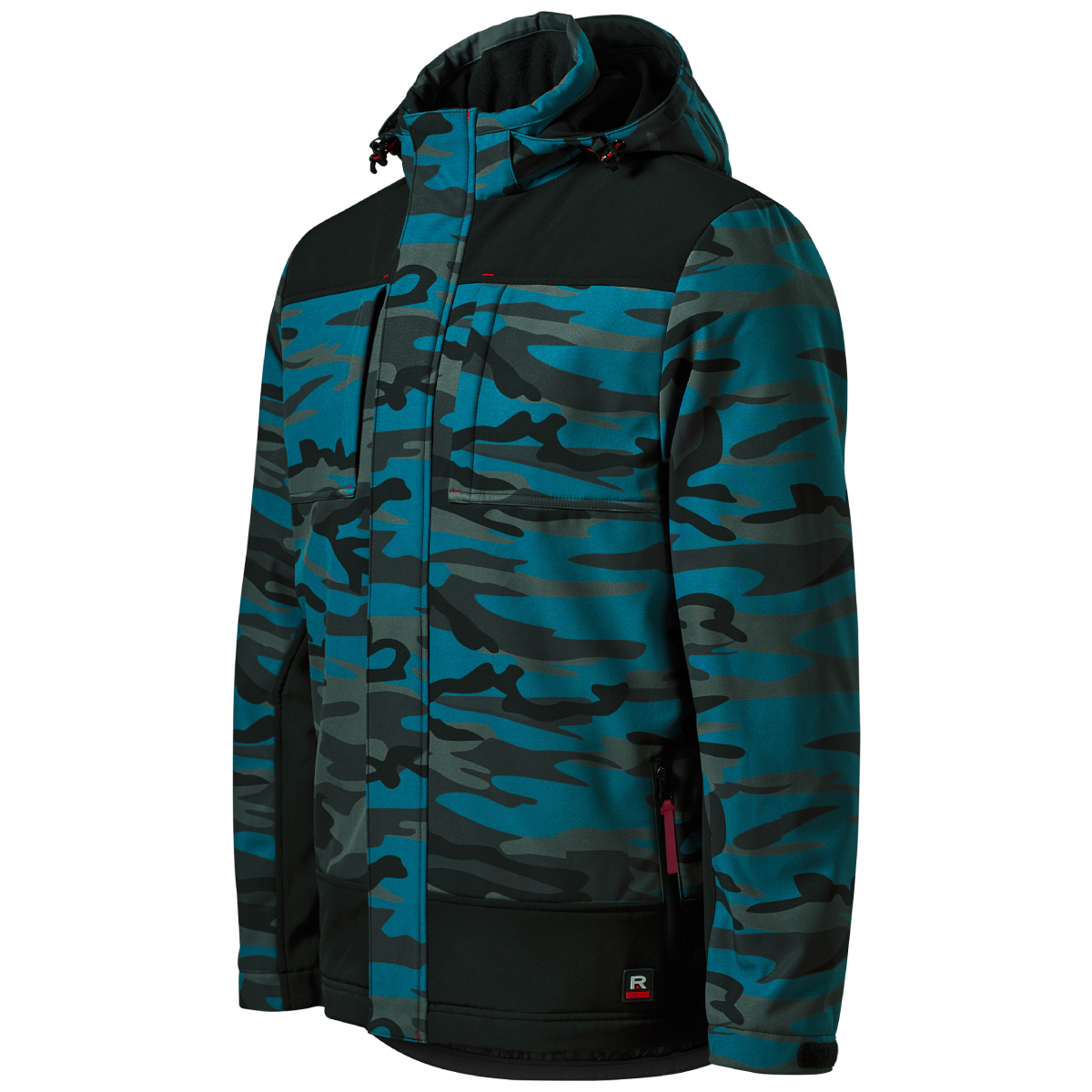 RIMECK Jaka Softshell Vertex Camo petrol