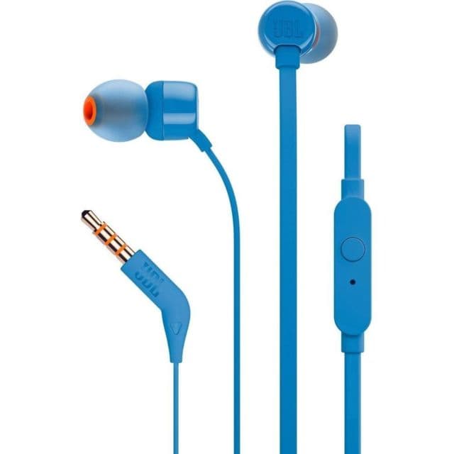 JBL in-ear austiņas, zilas | JBLT110BLU