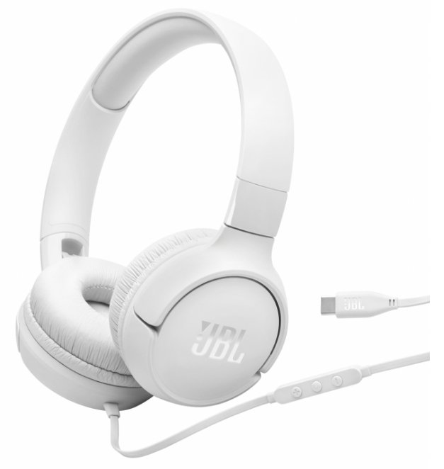 JBL Tune on-ear austiņas ar USB