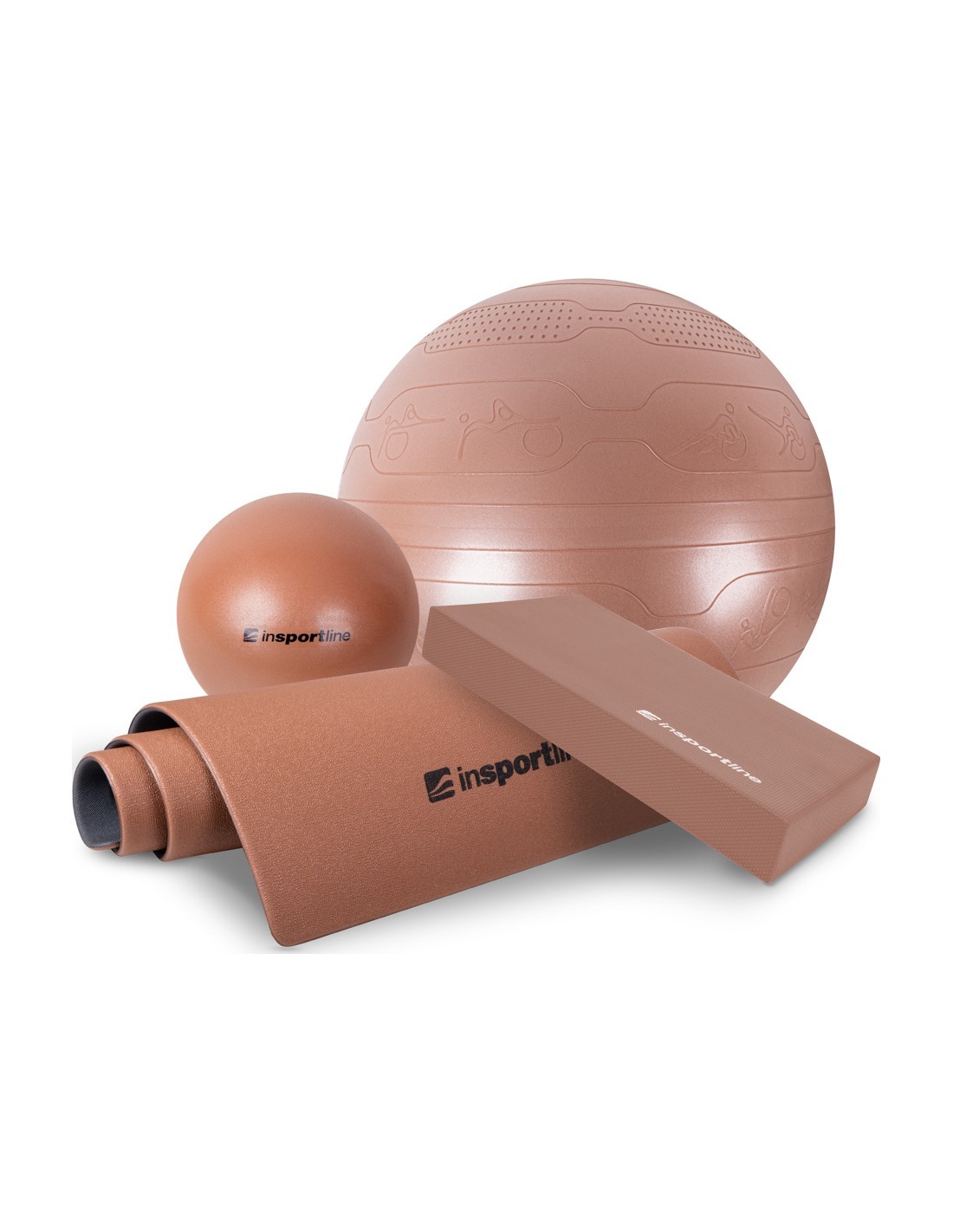 Jogas komplekts inSPORTline Mocha Mousse |