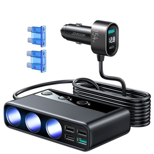 Joyroom Auto lādētājs 9-in-1, (C+U+U+U+U+U+ 3