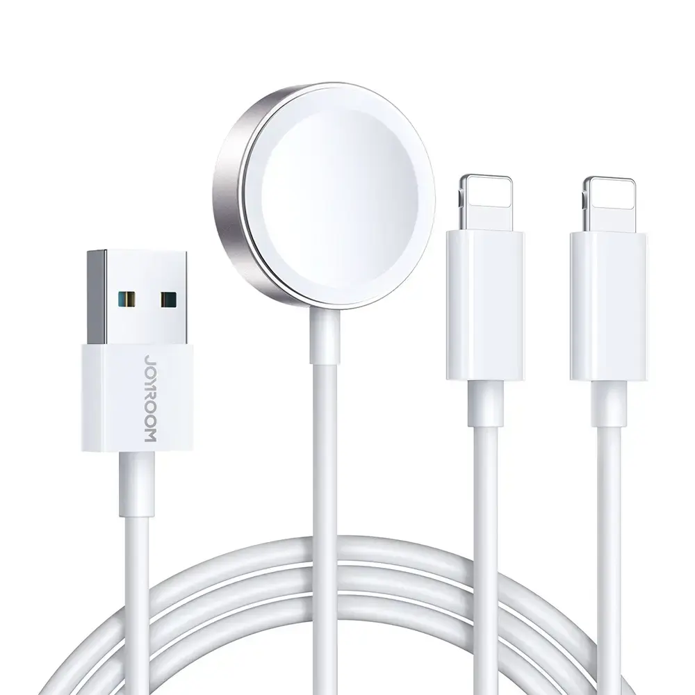 Joyroom S-IW007 Wireless Charger 3-in-1 Qi+Lightning+Lightning