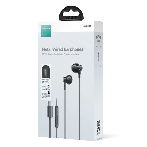 Joyroom vadu austiņas in-ear metāla ar