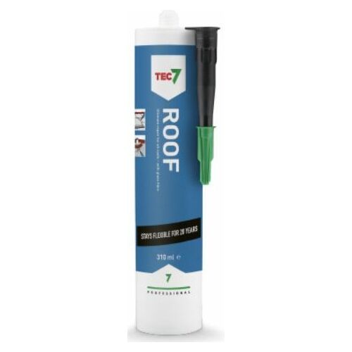 Jumta remontpasta ROOF 310ml melna Tec7