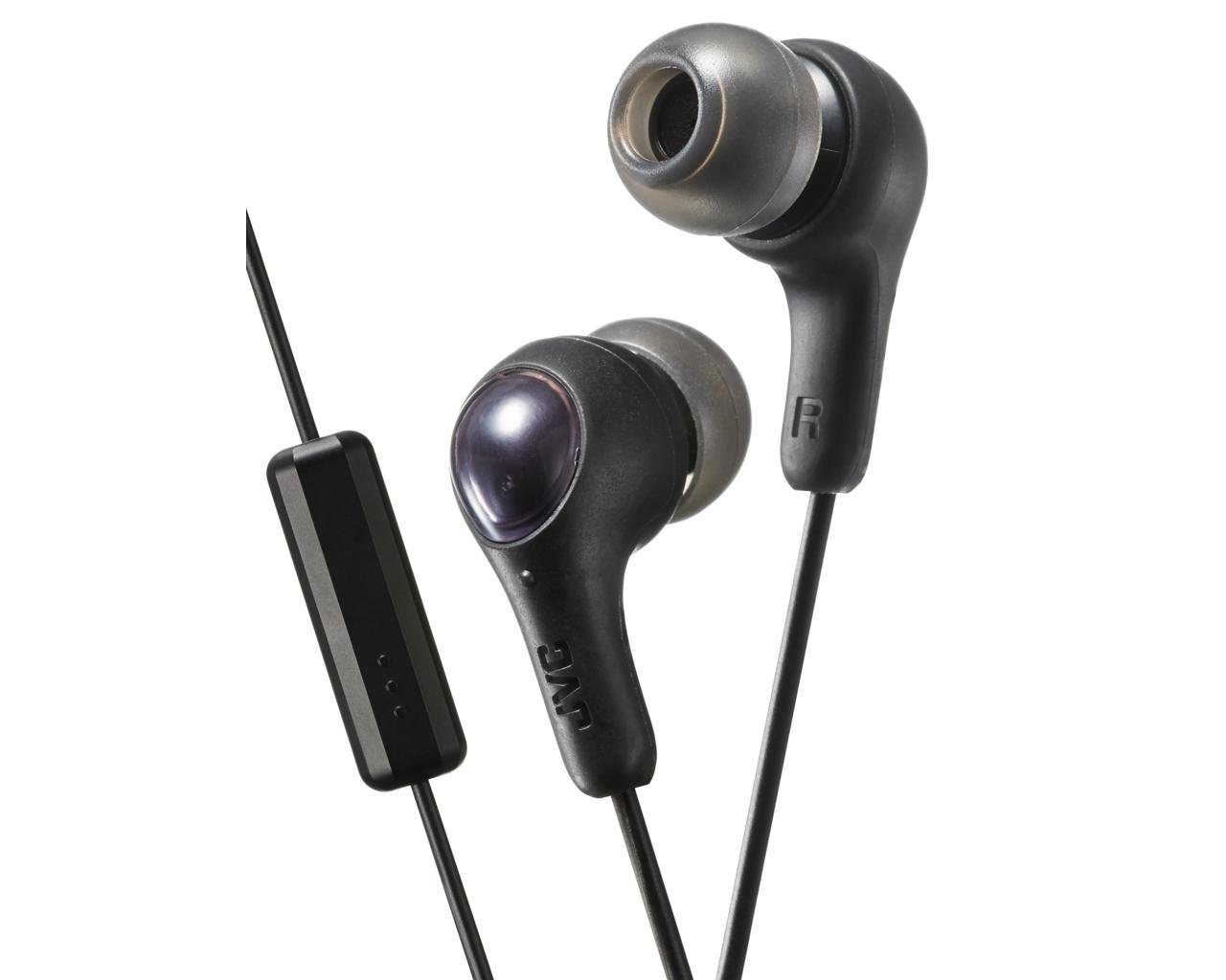 JVC austiņas ar mikrofonu, melnas (HA-FX7M-B-E)