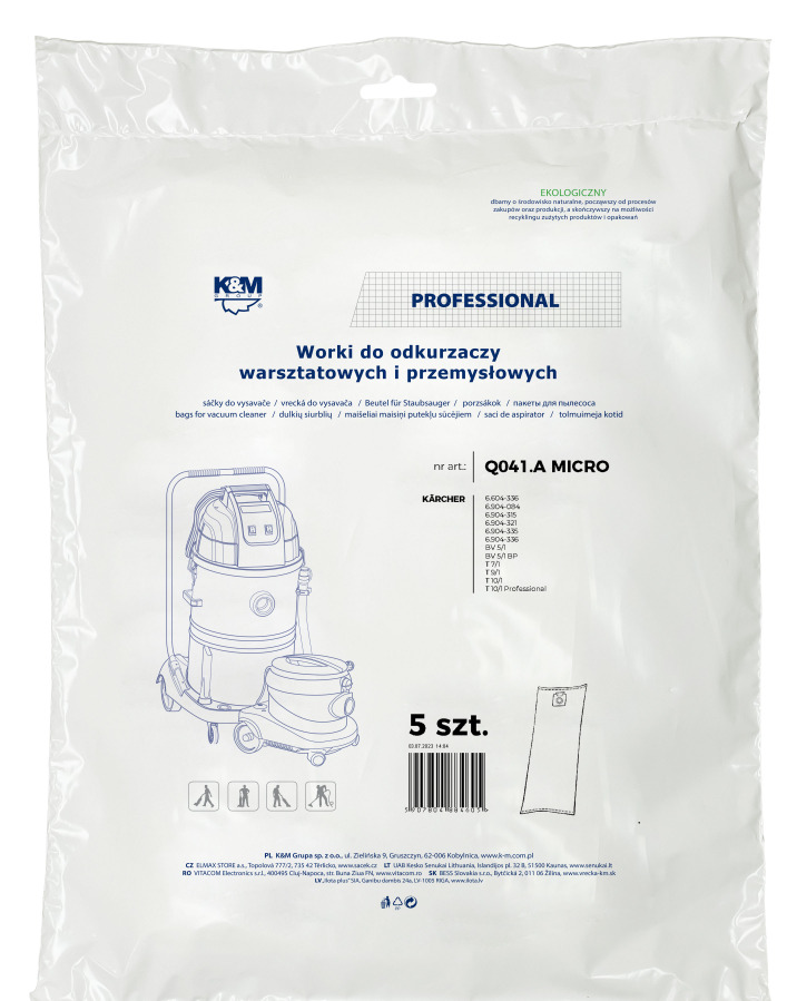 K&M Maisi putekļu sūcējam KARCHER 6
