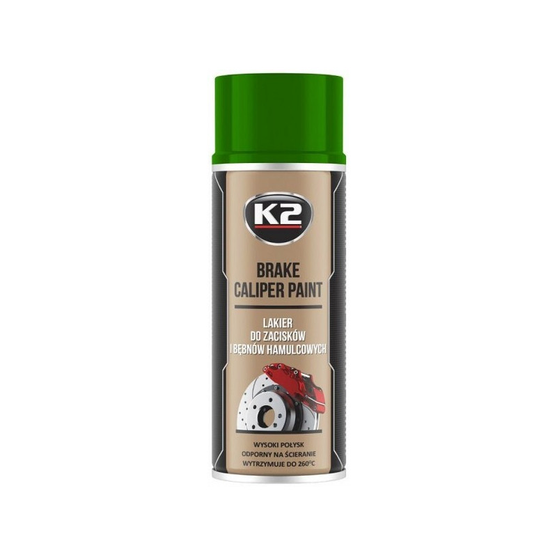 K2 bremžu suportu krāsa, zaļa, 400ml