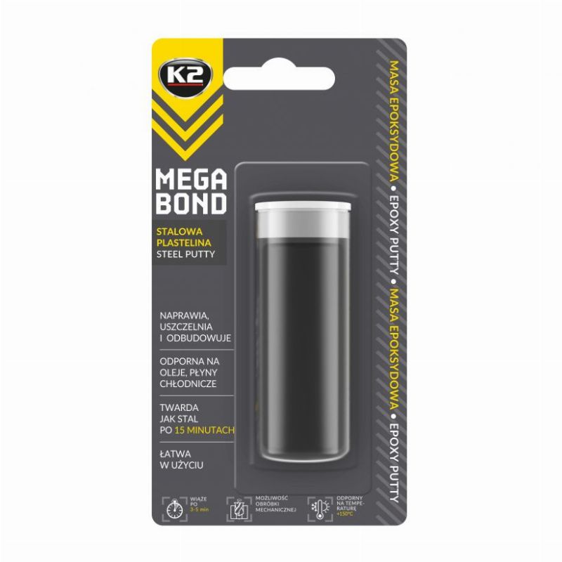 K2 Epoksidu tepe, 40gr. Divkomponentu stienītis