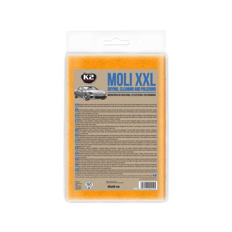 K2 MOL mikrošķiedras lupatiņa žāvēšanai (K2M435)