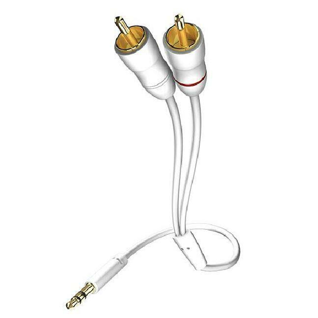 IN-AKUSTIK Kabelis 2xRCA - 3.5mm