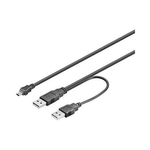 OEM Kabelis 2xUSB2.0 AM spraudnis