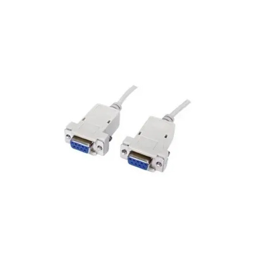 Kabelis DB9-F: DB9-F Null Modem 1