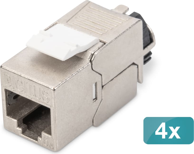 Digitus Cat. 6A keystone module, shielded