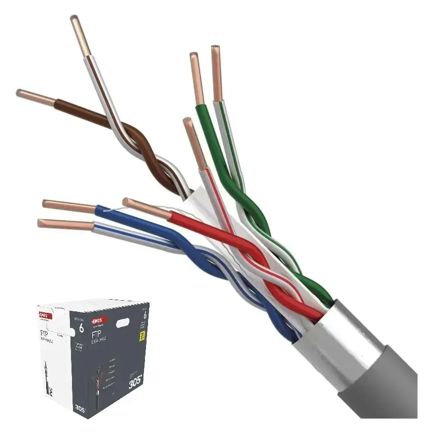 Kabelis F/UTP CAT6 23AWG, ciets, vara