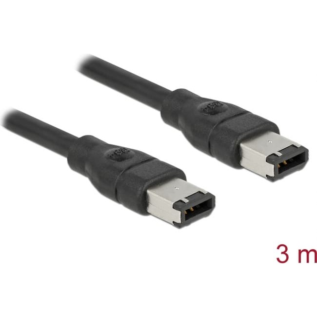 Kabelis FireWire 6-pin / 6-pin, 3