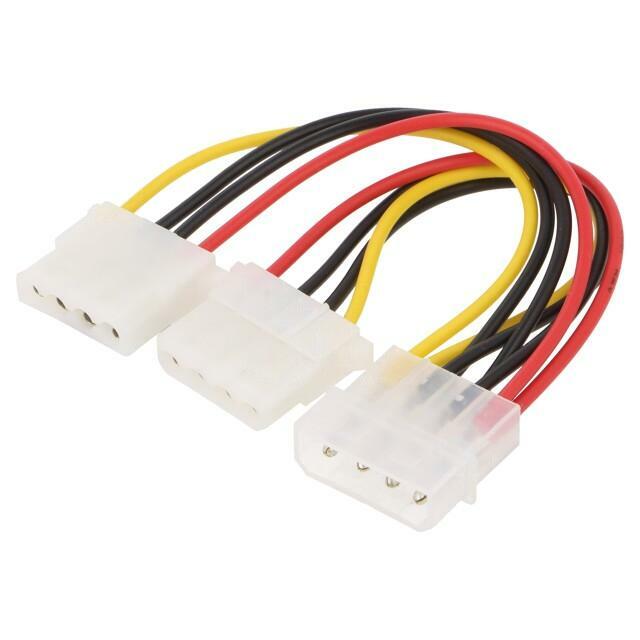 Kabelis Gembird 4pin molex * 2