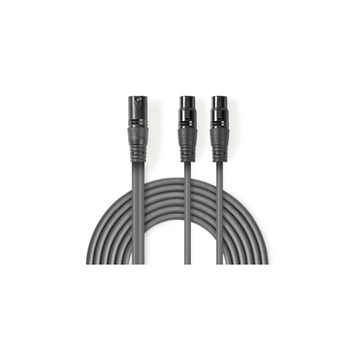 Kabelis Nedis XLR M - 2x