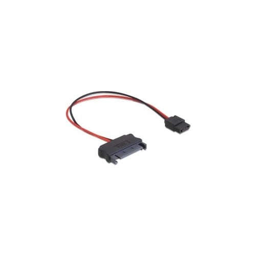 DELOCK Kabelis PowerSATA 15pin -> PowerSATA