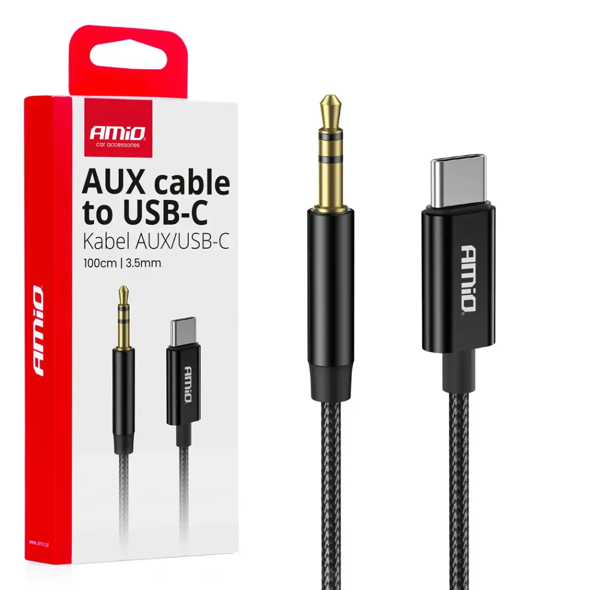 Kabelis USB-C – AUX Mini Jack