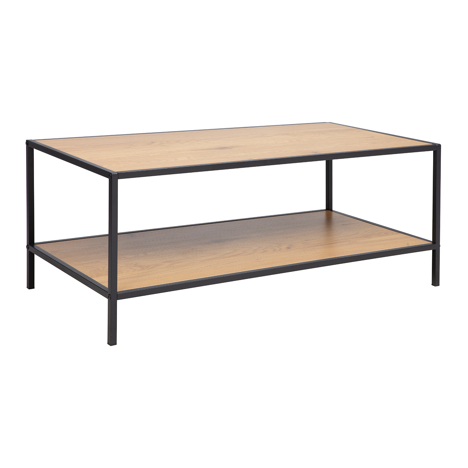 Kafijas galdiņš HEDVIG 100x50xH40cm, osis/melns |