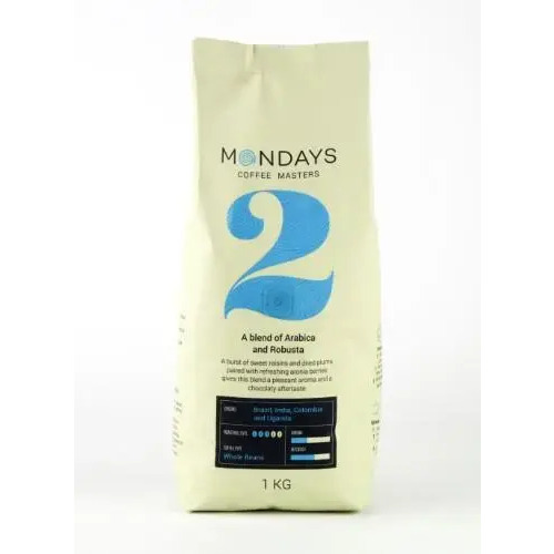 Kafijas pupiņas MONDAYS Nr.2, Arabica