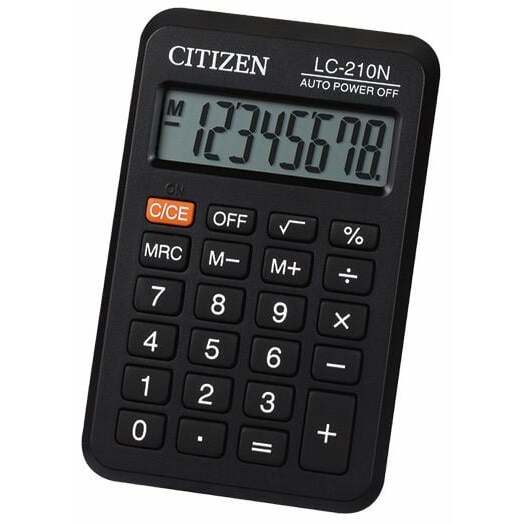 Kalkulators Citizen LC-210N, 99x64x13mm | CIT210N