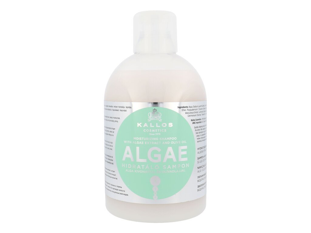 Kallos Cosmetics Algae Shampoo Šampūns