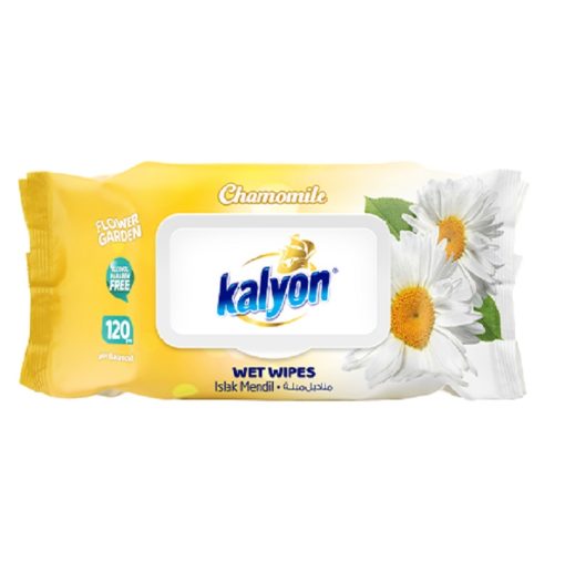 KALYON mitrās salvetes CHAMOMILE 120gb (