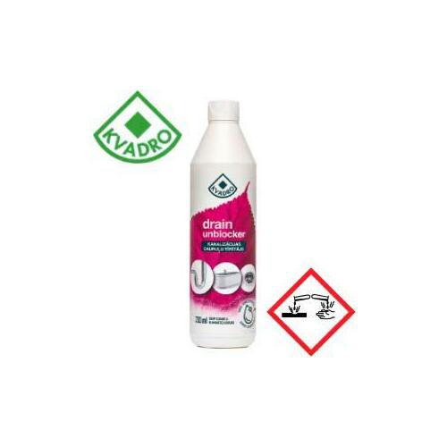Kanalizācijas cauruļu tīrītājs, 730ml, KVADRO |