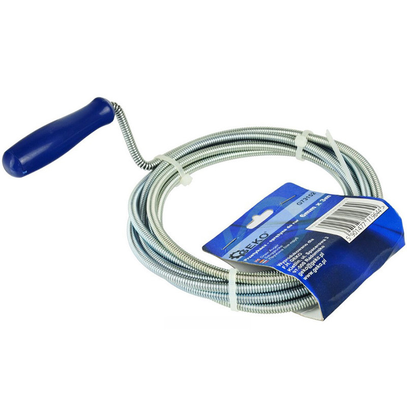 Geko Kanalizācijas tīrīšanas trose 6mm x