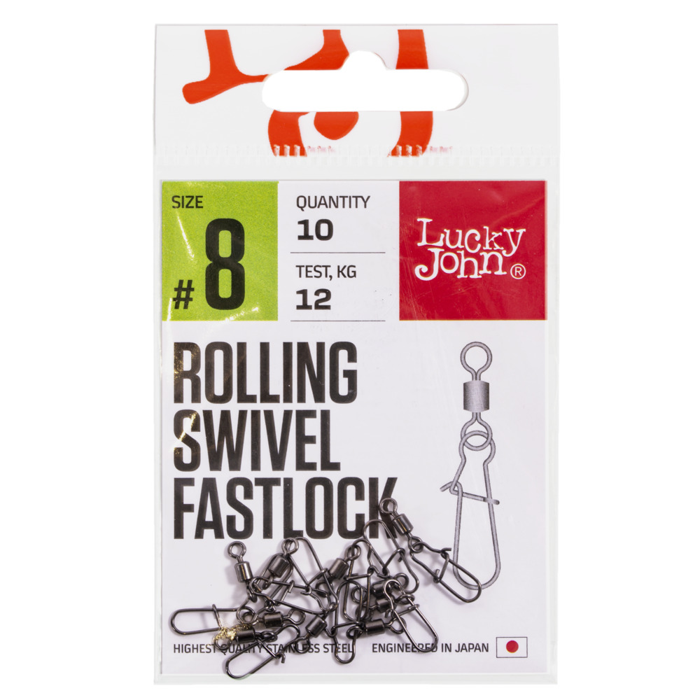 Karabīnes ar griezuli Lucky John ROLLING