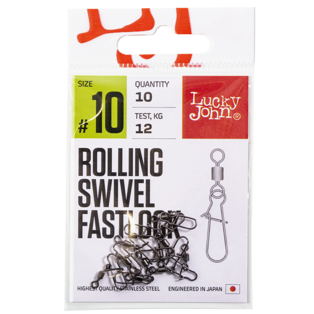 Karabīnes ar griezuli Lucky John ROLLING