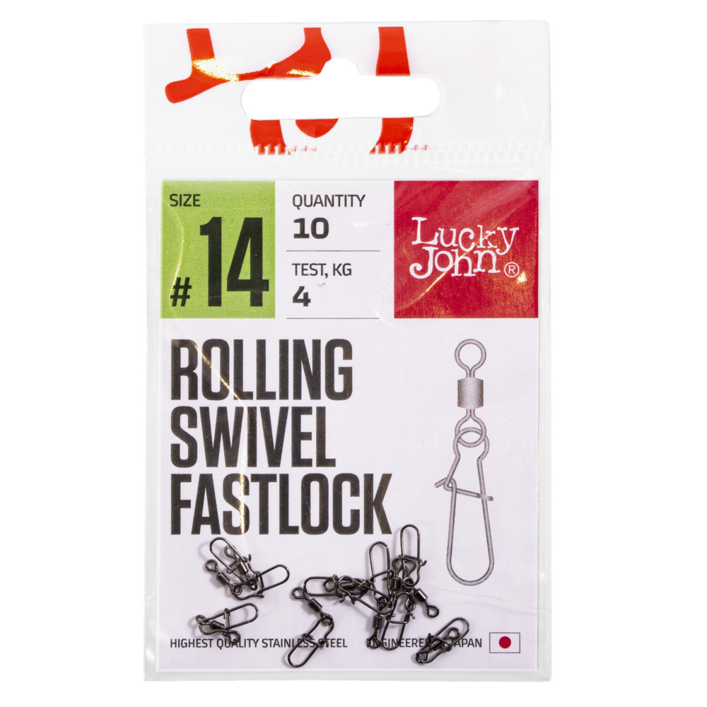 Karabīnes ar griezuli Lucky John ROLLING