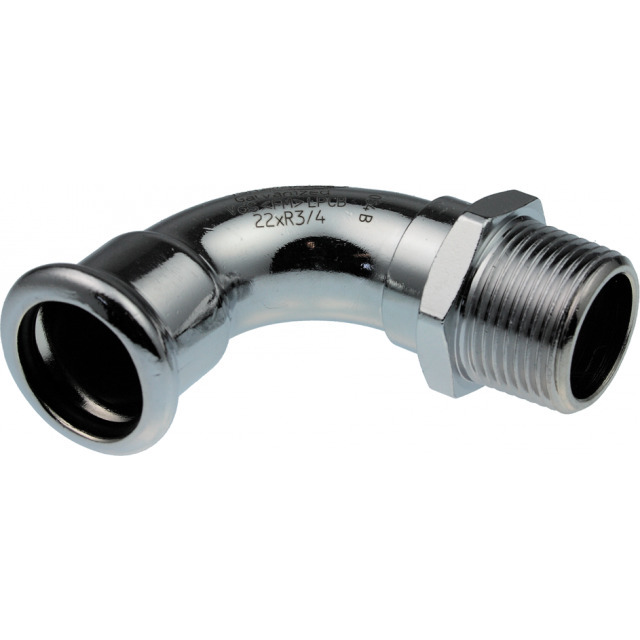 Karbona līkums 90° 15x1/2`` ā (Steel)