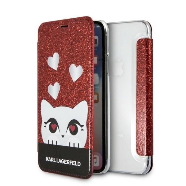 Karl Lagerfeld KLFLBKPXVDCRE iPhone X|XS red|czerwony