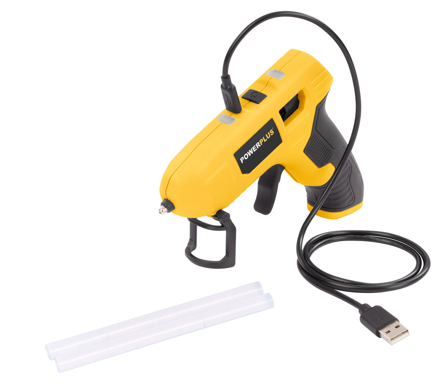 POWERPLUS Karstā līmes pistole 4V, 2200