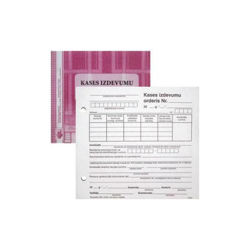 Kases izdevumu orderis A5V spec. |