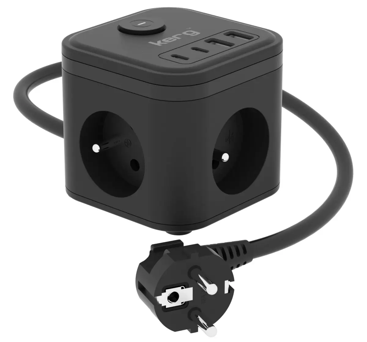 Inne KERG 3-socket power cube +