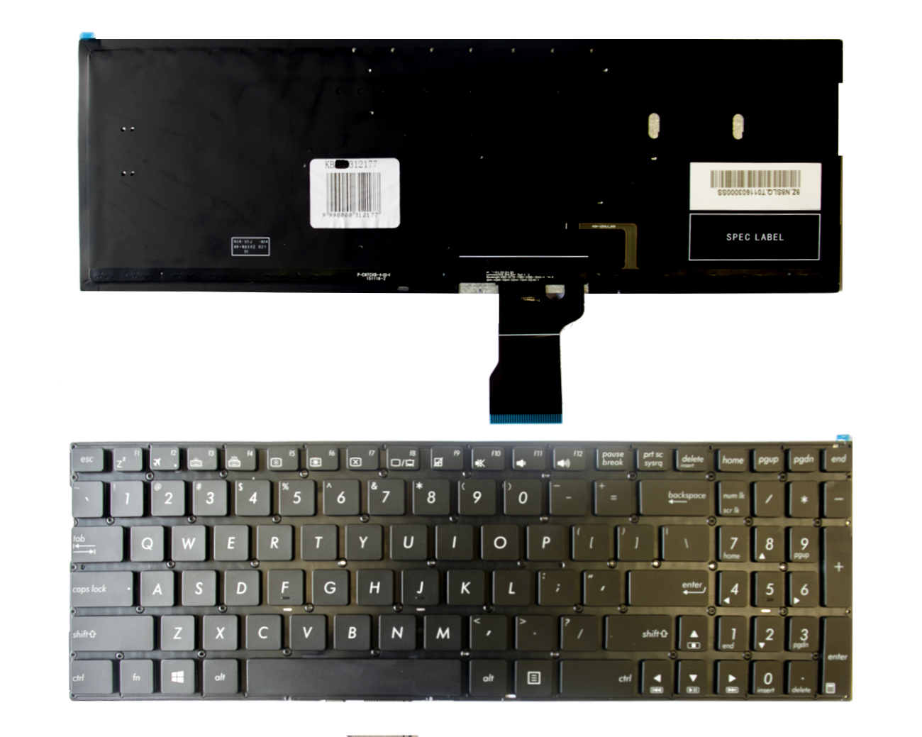 Keyboard ASUS: UX52, UX52A, UX52V, UX52VS