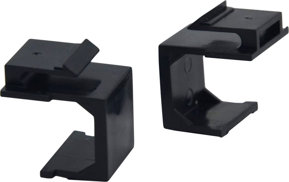 VALUE Keystone Socket Cover, 10pcs/set , black
