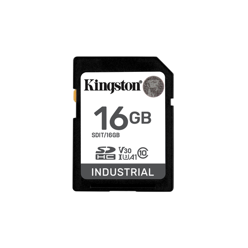 Kingston Industrial 16 GB SDHC (Black