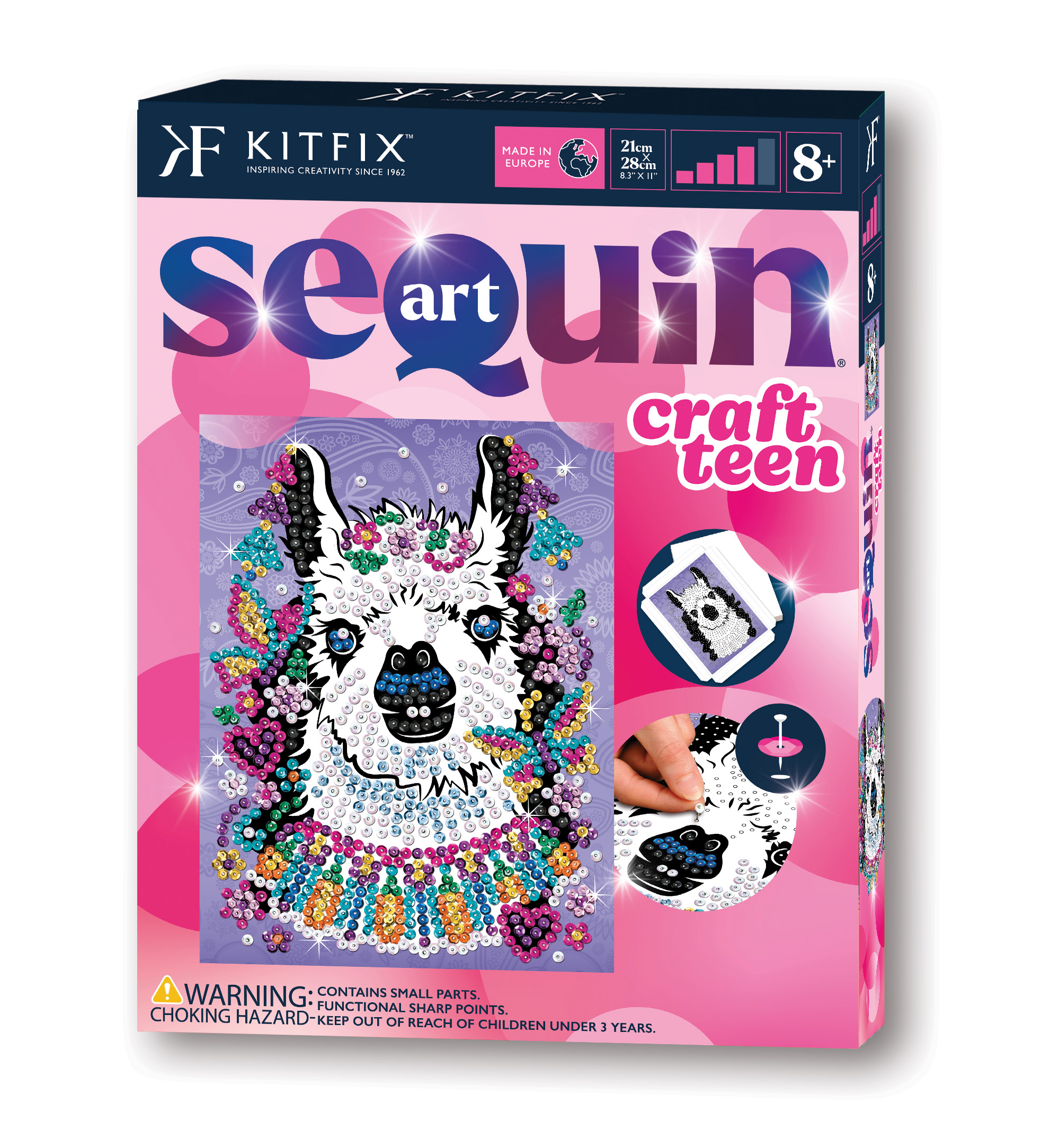 KITFIX Amatniecības komplekts Sequin Art Craft
