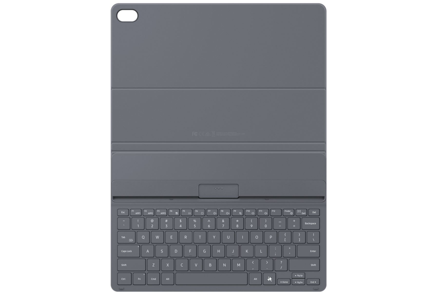 Klaviatūra ar vāciņu Samsung Book Cover