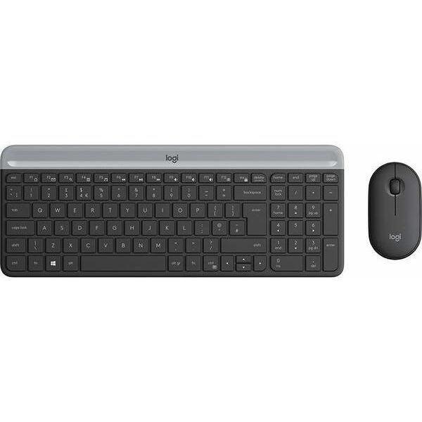 Logitech Wireless Keyboard+Mouse MK470 black retail