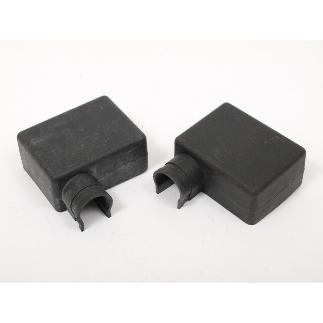 Klemmju izolators DIN, 20mm, melns, kreisais