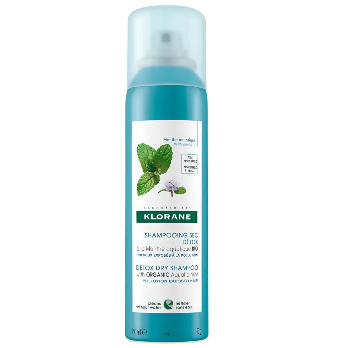 Klorane, Detox, Mint, Hair Dry Shampoo