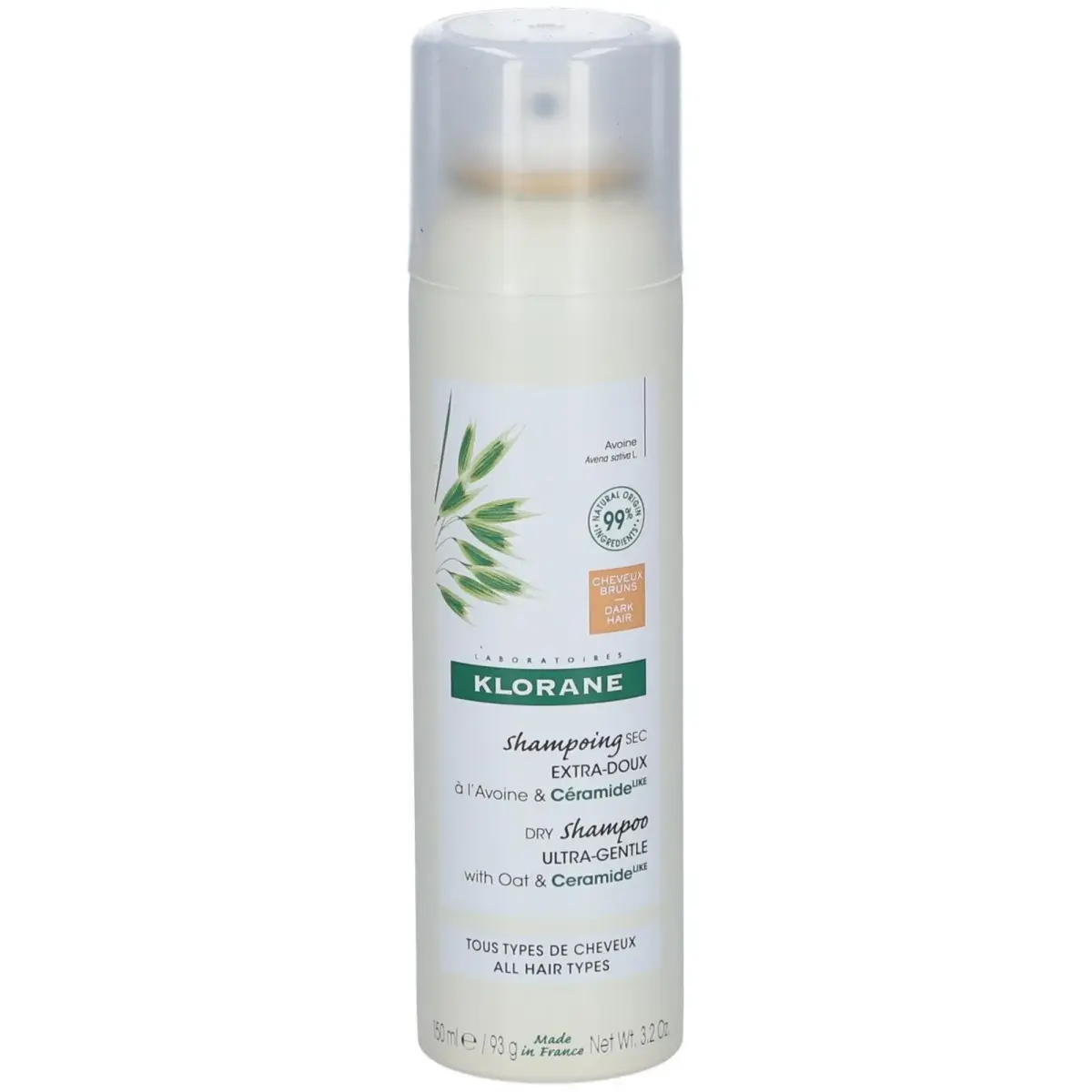 Klorane, Klorane, Hair Dry Shampoo, Tinted