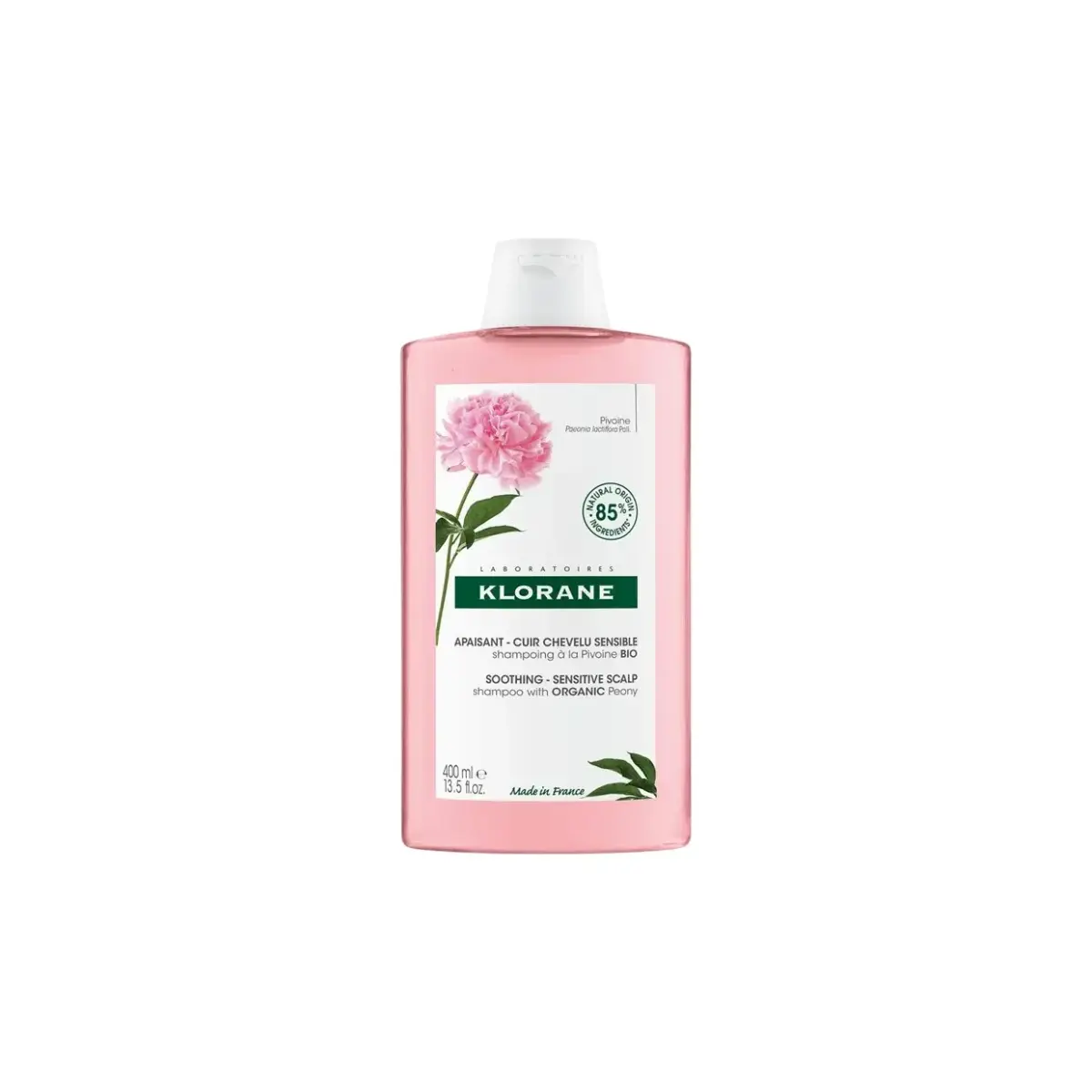Klorane, Peony, Hair Shampoo, Soothing, 400