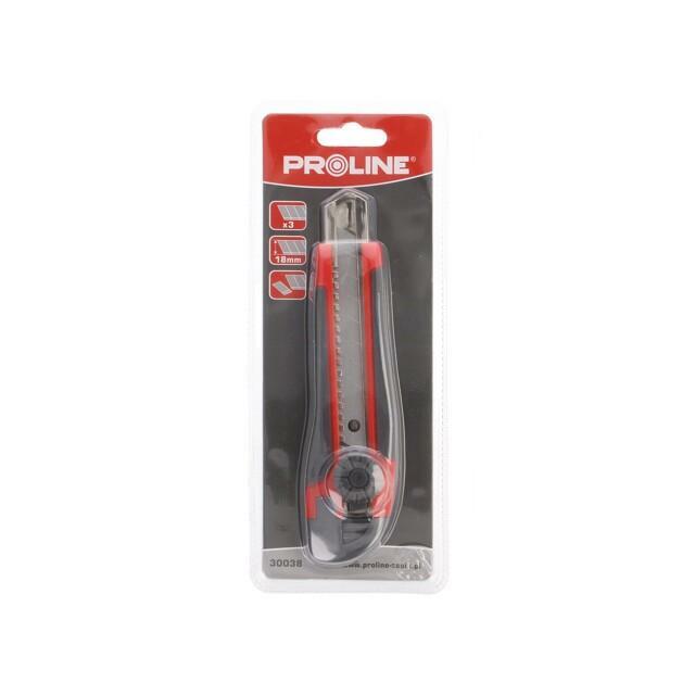PROLINE Knife; 18mm; locked blade,pulled